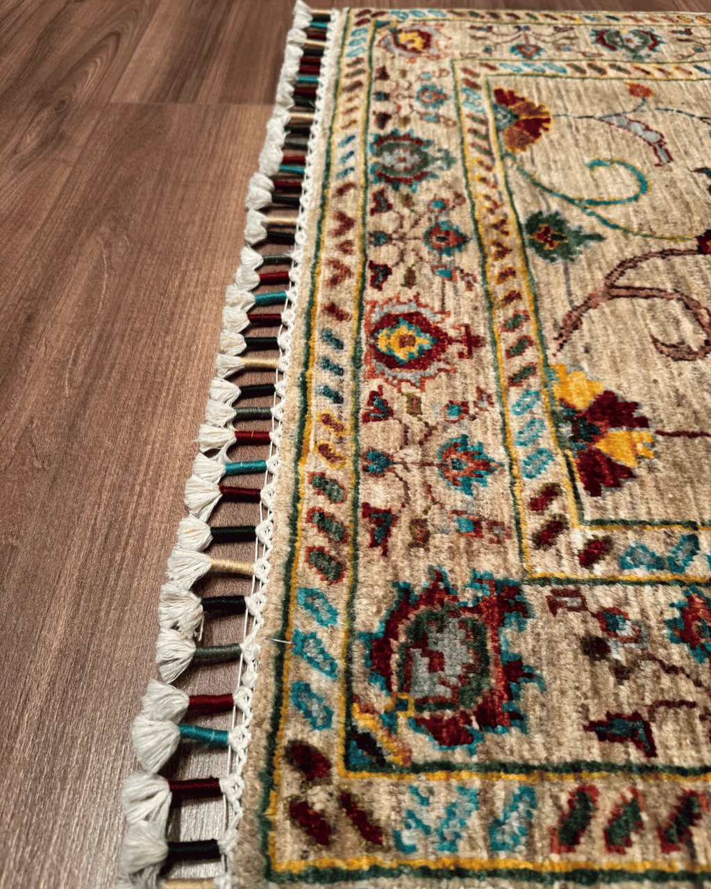 Sultani Hand-Knotted Wool Rug 2' 7" x 3' 9"