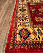 Shirvan Hand-Knotted Wool Rug 5' x 6'