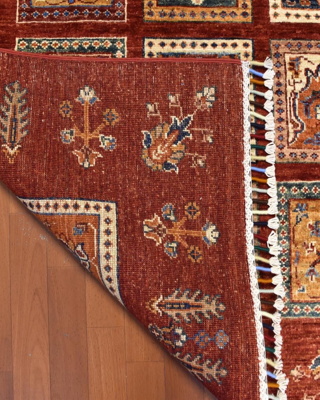 Sultani Hand-Knotted Wool Rug 5' x 6' 9"