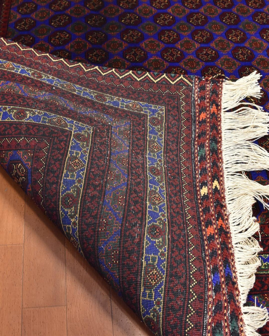 Afghan Bilcik Style Hand-Knotted Wool Rug 4' 7" x 6' 4"