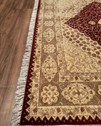 Tapis en laine style afghan 55 x 146 cm