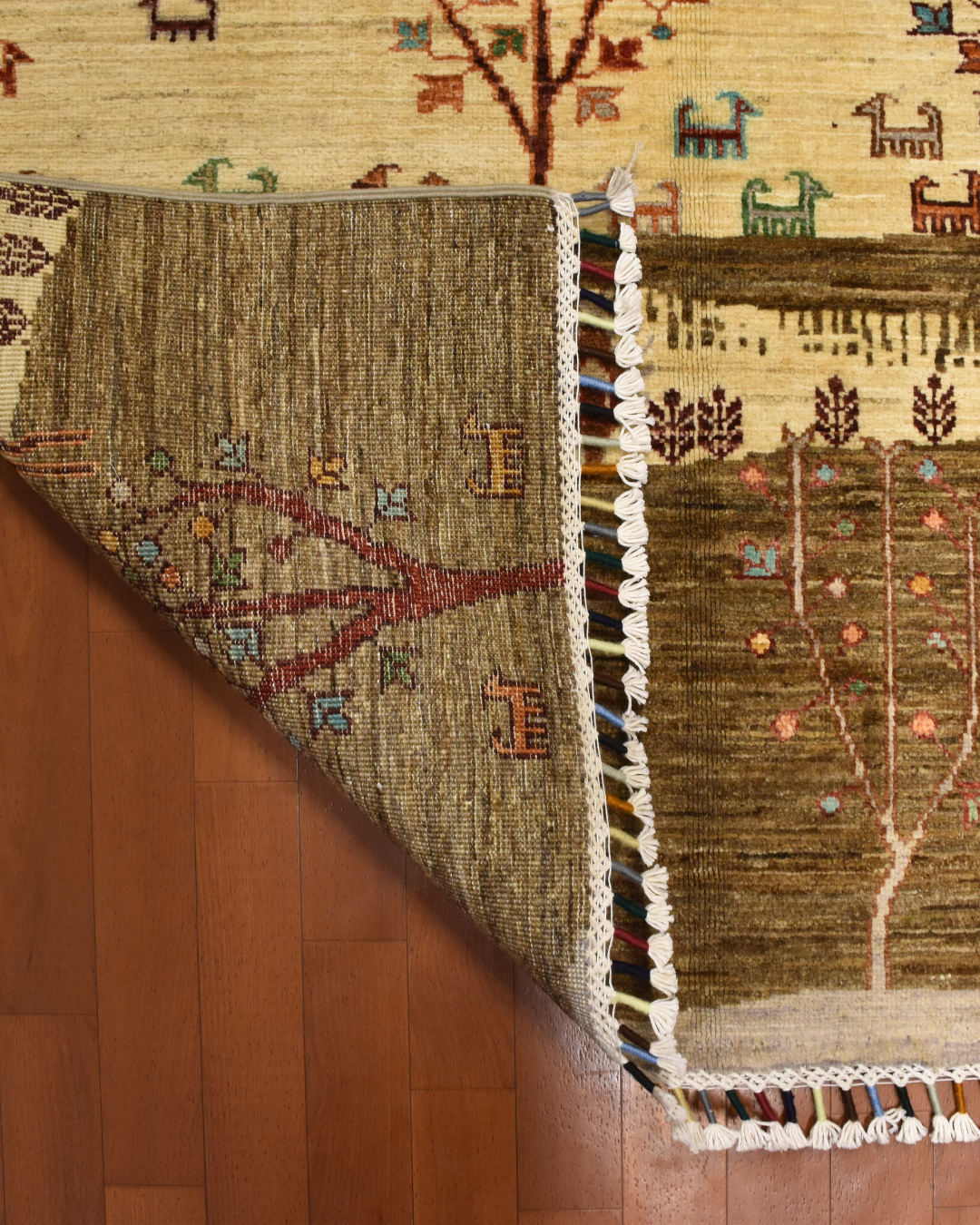 Sultani Hand-Knotted Wool Rug 5' 7" x 7' 7"