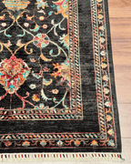 Sultani Hand-Knotted Wool Rug 4' x 6'