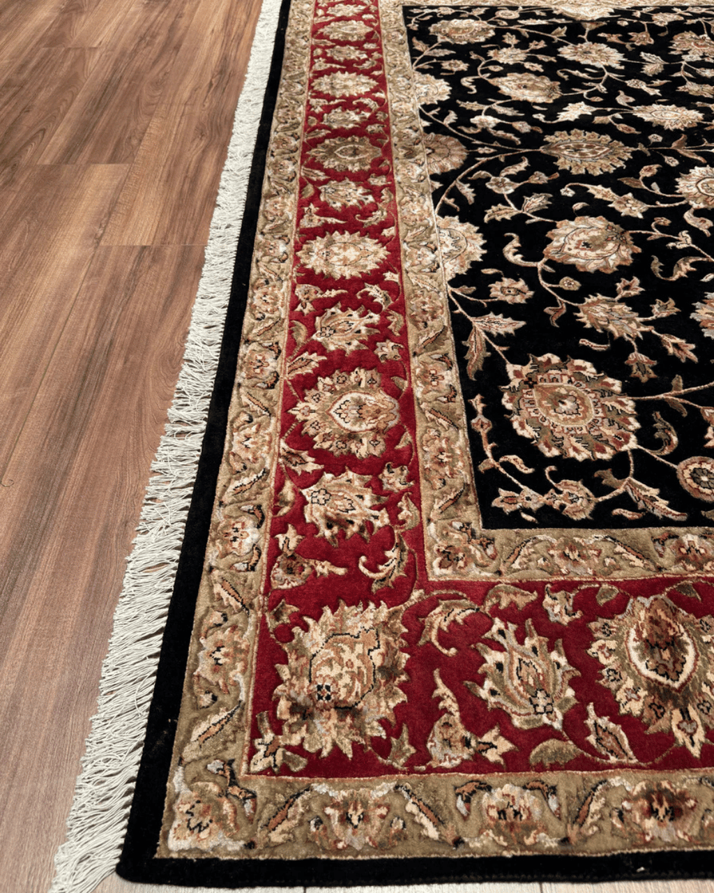 Ottoman Elegance Hand-Knotted Wool Rug 8' x 10' 2"