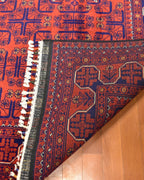 Afghan Hamyap Style Hand-Knotted Wool Rug 4' x 6' 5"