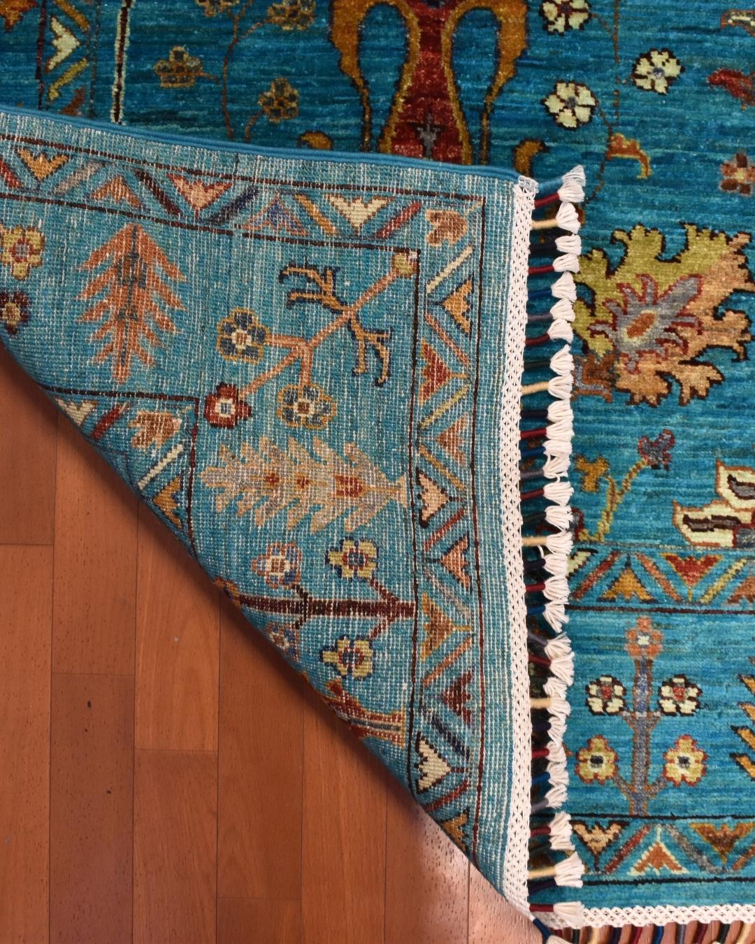 Sultani Hand-Knotted Wool Rug 156x204 cm 3.18 m² | 5x7 ft