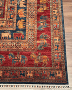 Pazyrk Hand-Knotted Wool Rug 8' 1" x 11' 1"